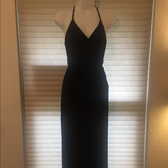 One left, final sale! BCBGeneration Grecian slit maxi gown dress - Picture 1 of 9